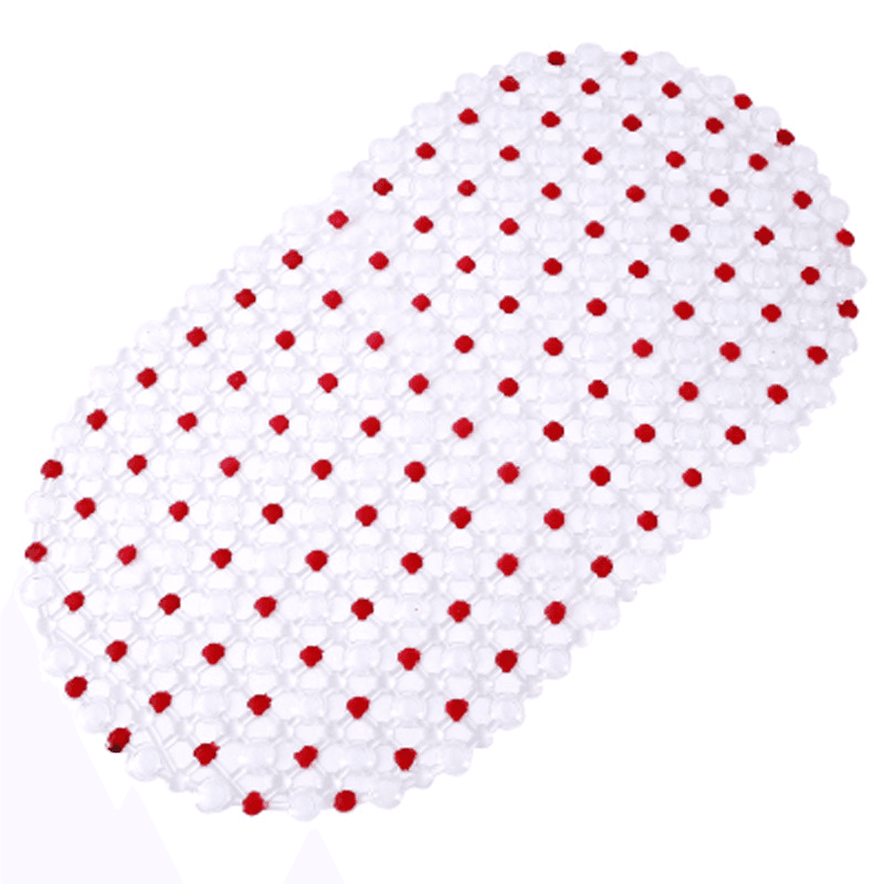 Non-slip bathtub / shower tray mat - red