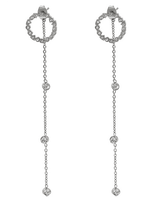 Earrings dangling Xuping - silver