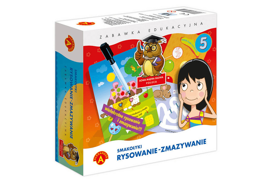 Educational game Alexander-Owl Smart Head- Treats- Writing Smash 5