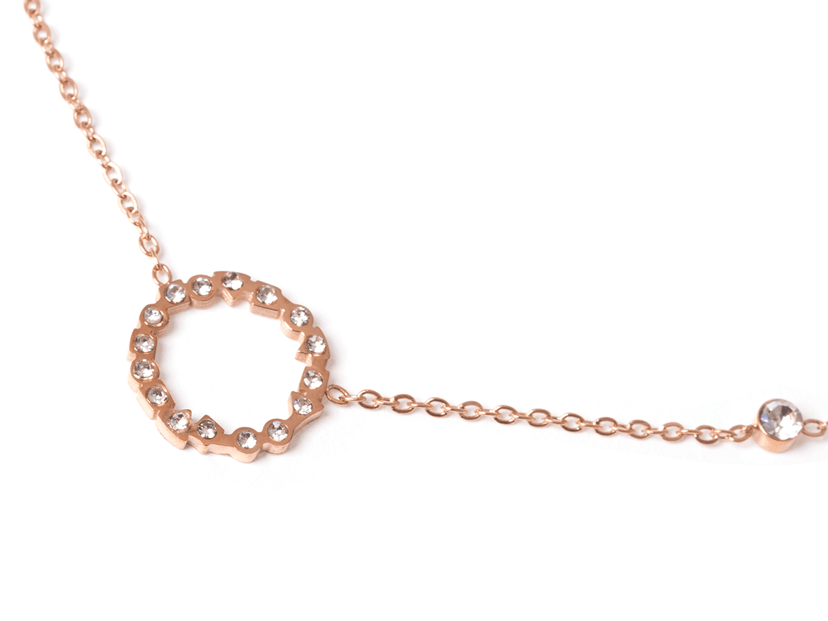 Bracelet Celebrity Xuping circle - rose gold