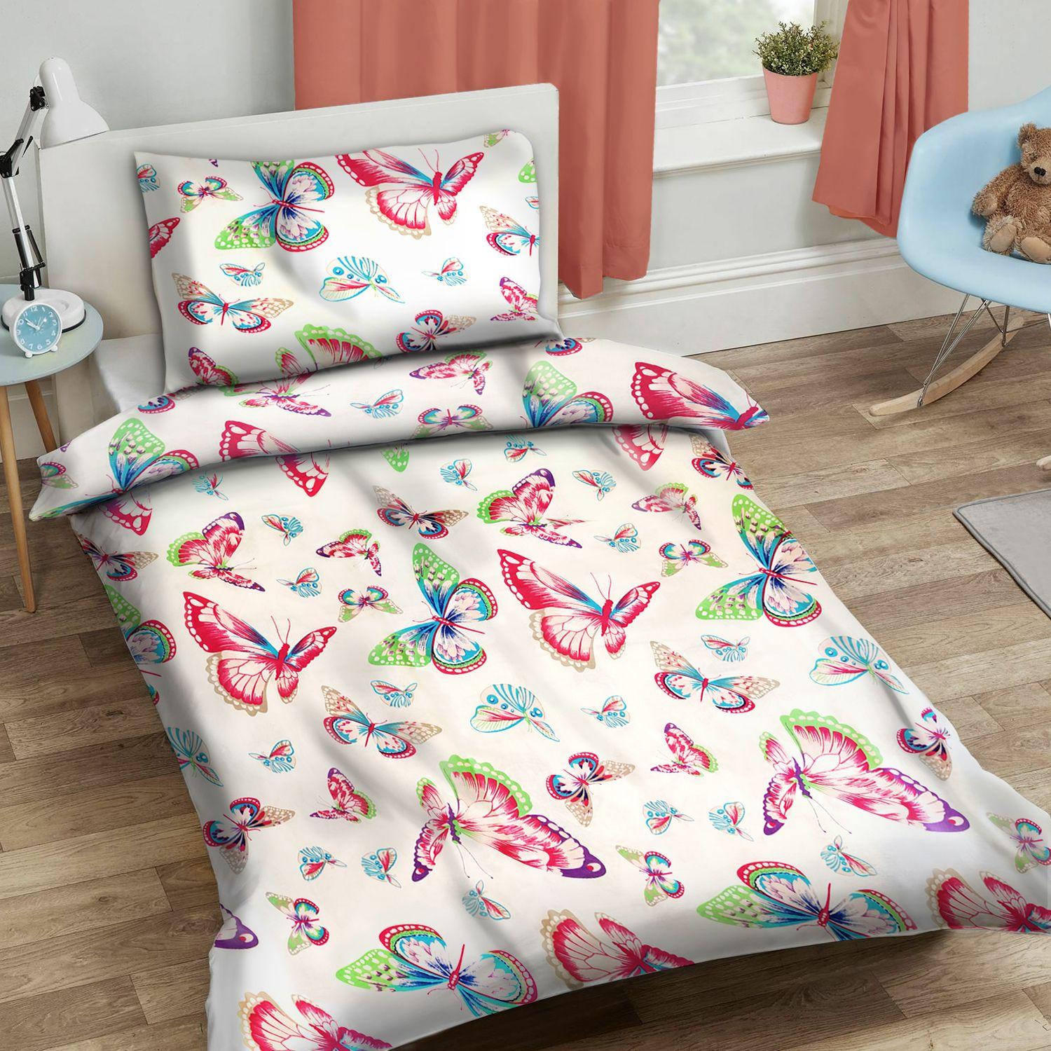 Set of children's bedding 90x120cm - color butterfly