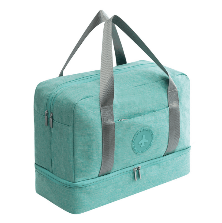 Travel bag for the gym - green