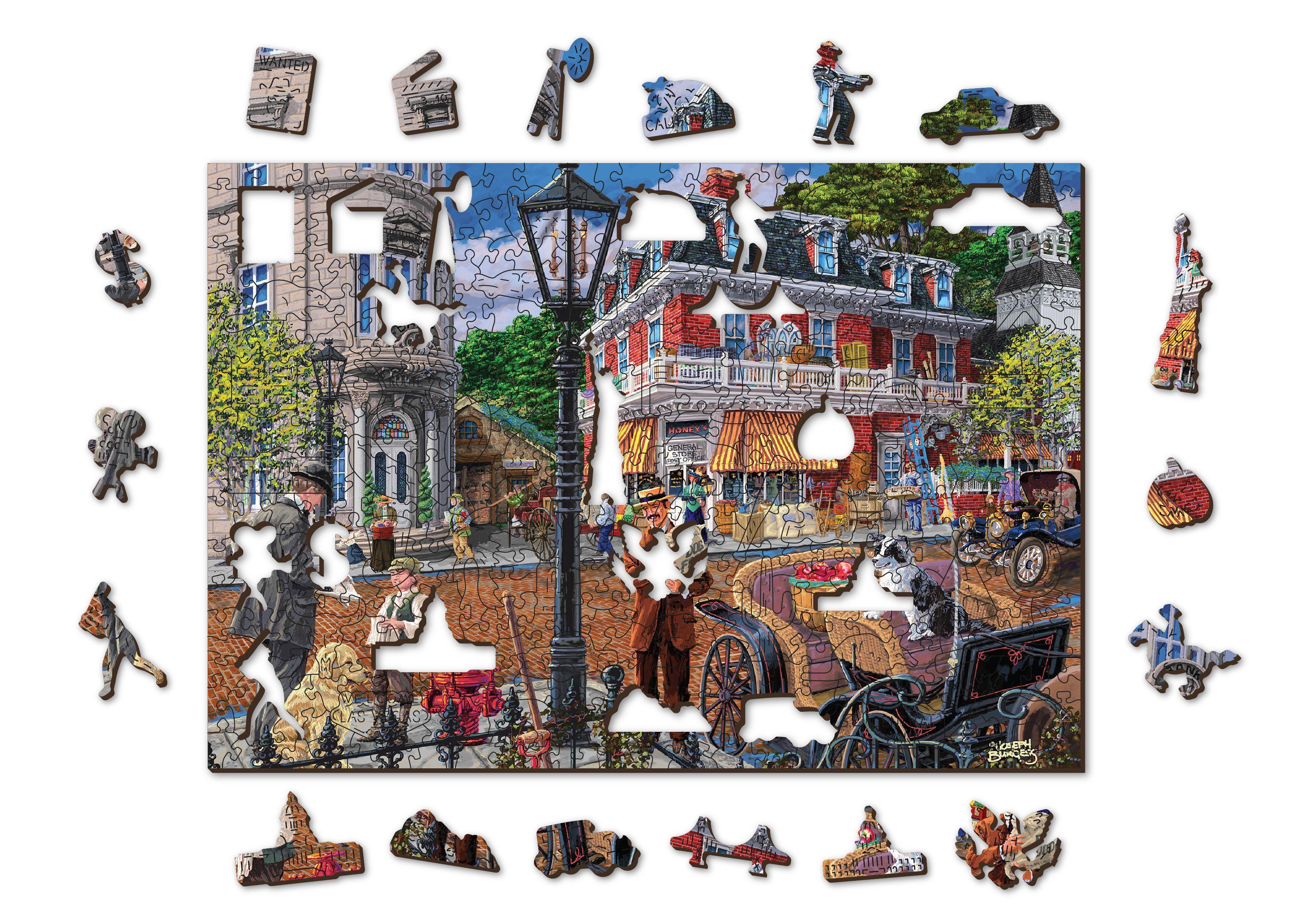 Wooden Puzzle with Figurines - Centrum Street L 400 elements