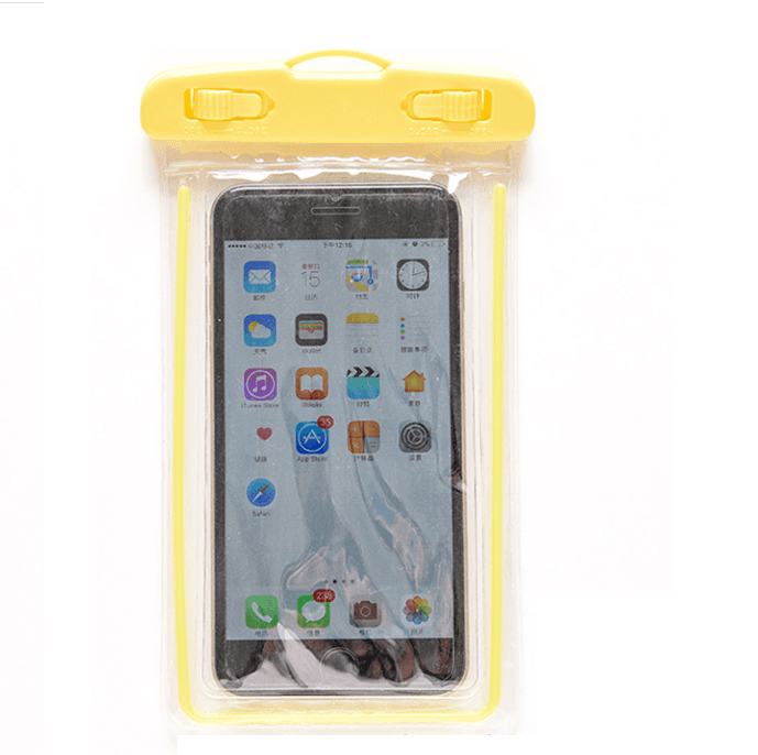 Waterproof universal case, phone cover - yellow