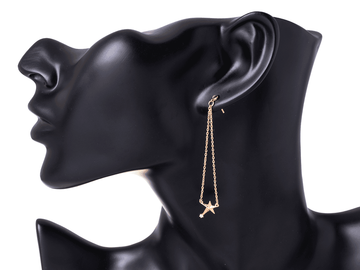 Earrings Hanging Xuping Stars - gold