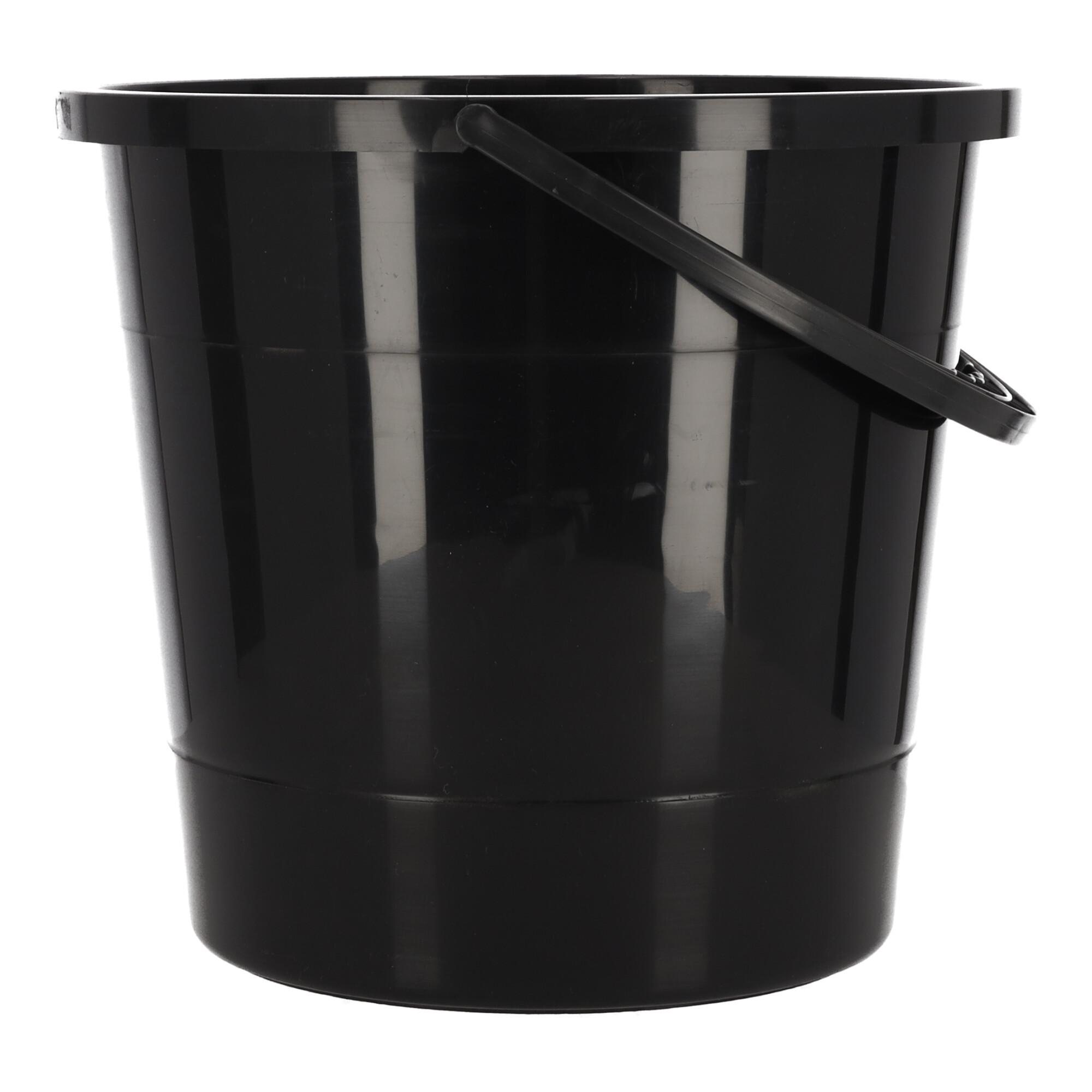 Bucket 10L, POLISH PRODUCT - black