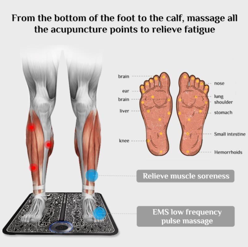 Mat Foldable Foot Massage / Foot Massager EMS