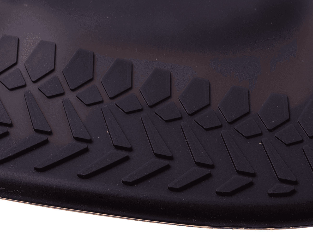Rubber waterproof shoe covers size "40-44" - black