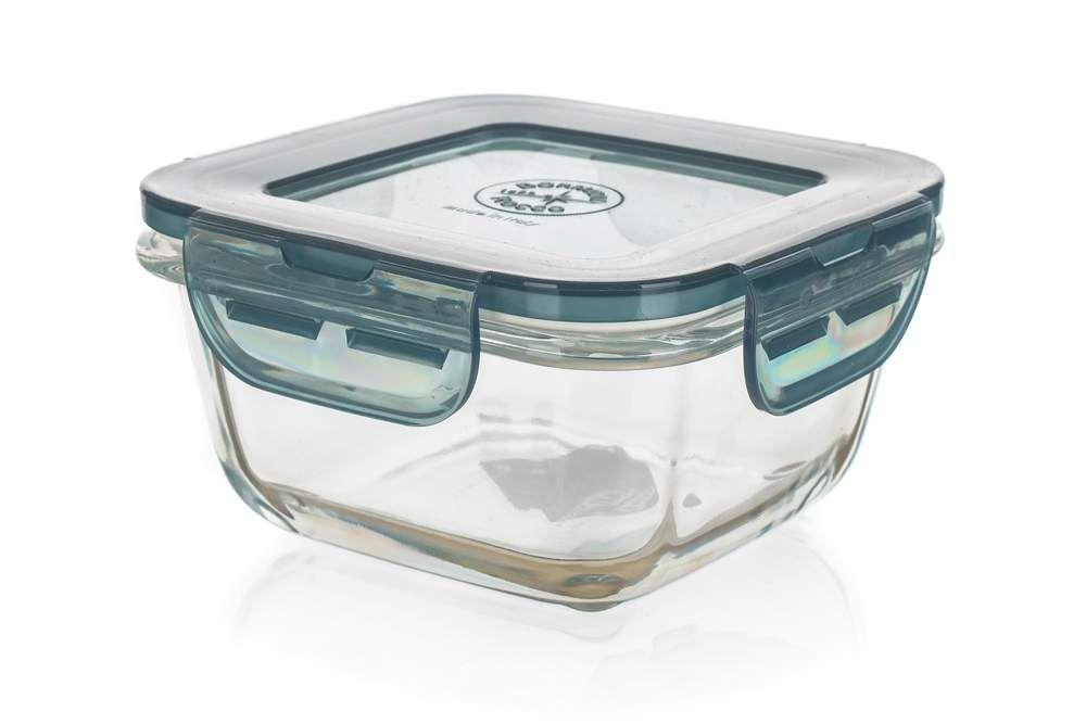 Glass container EVO 12x12cm, 420ml