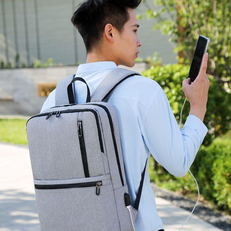 Business laptop backpack - gray