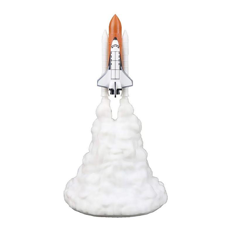 Children's bedside lamp in the shape of a rocket taking off - model 1