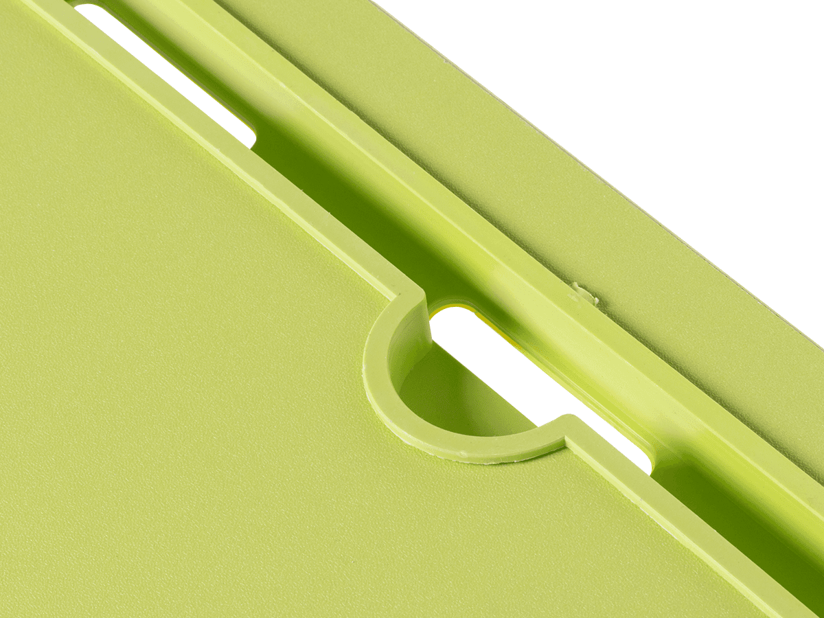Folding laptop breakfast table - green
