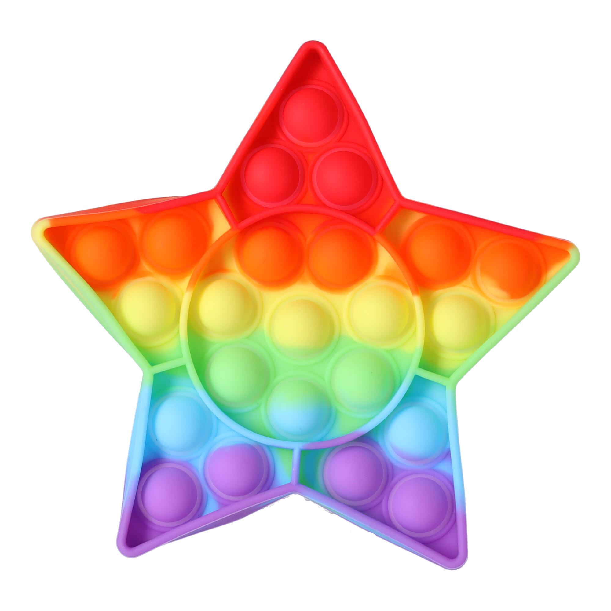 Zabawka sensoryczna PopIt antystresowa w kształcie Gwiazdy