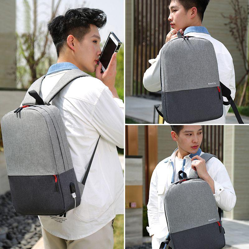 Youth backpack for a laptop - Gray