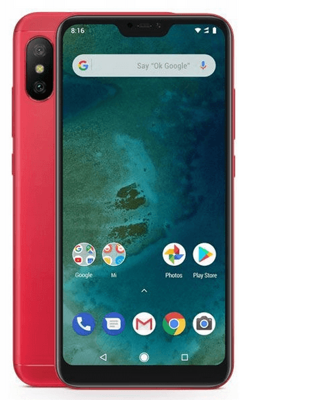 Telefon Xiaomi Mi A2 Lite 4/64GB - czerwony NOWY (Global Version)
