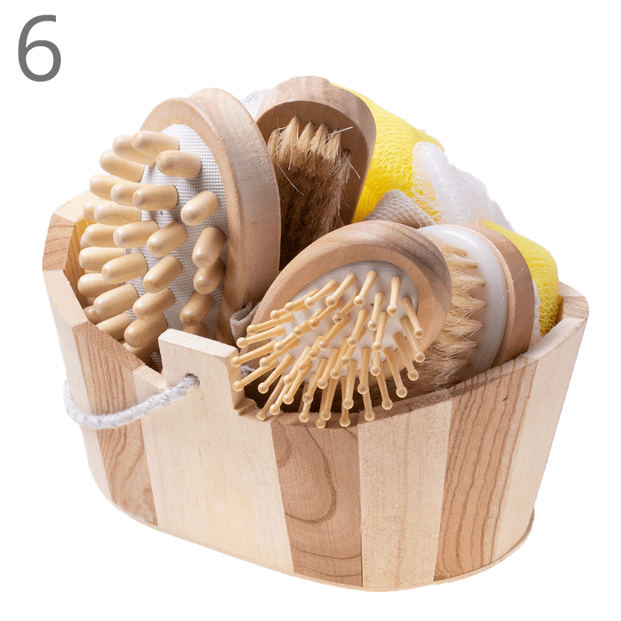 Gift basket set SPA washcloth massage gift - 5 elements