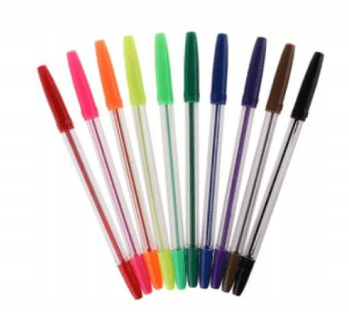 Zestaw 10szt długopisów kolorowych MP PE102