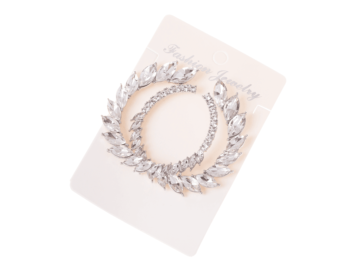 Circle earrings - silver