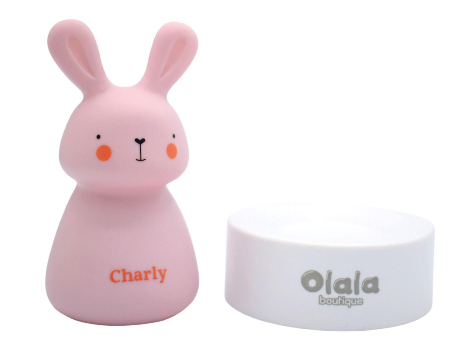 LED bedside lamp Olala - Charly Bunny, pink