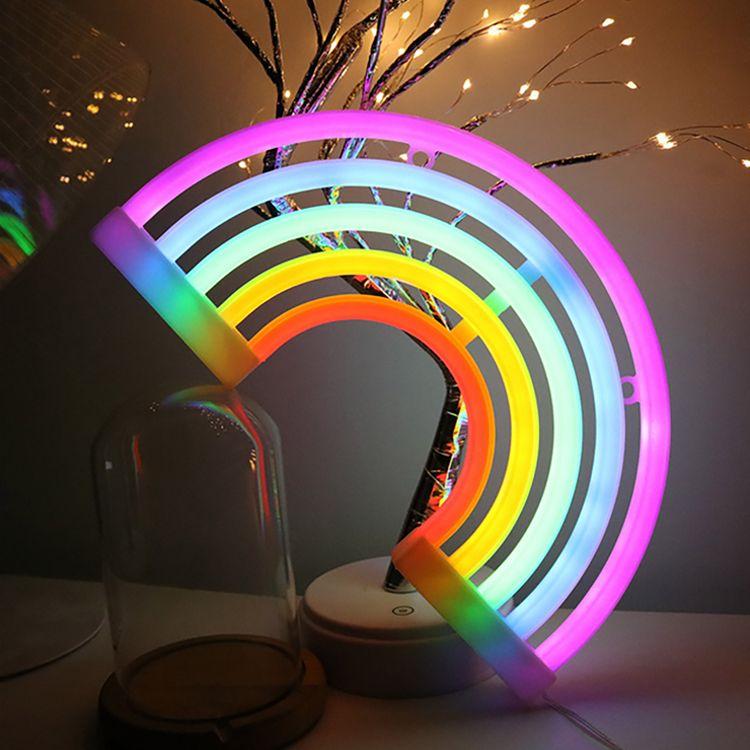 Decorative LED neon lamp - rainbow
