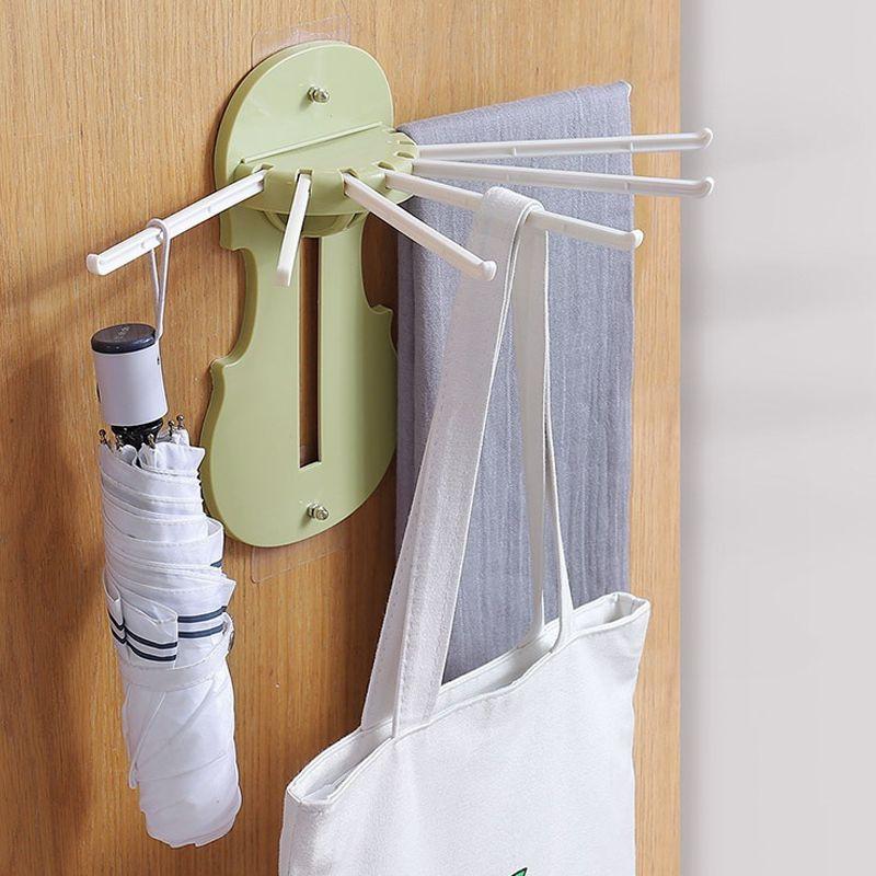 Hook for hanging kitchen accessories - green