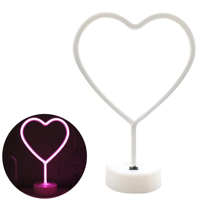 Decorative LED neon lamp - heart