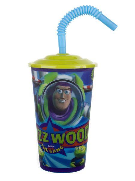 Kubek plastikowy ze słomką 600 ml Toy Story