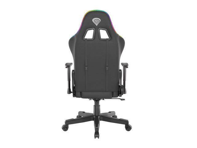 Fotel gamingowy NATEC Genesis Trit 600 RGB - czarny