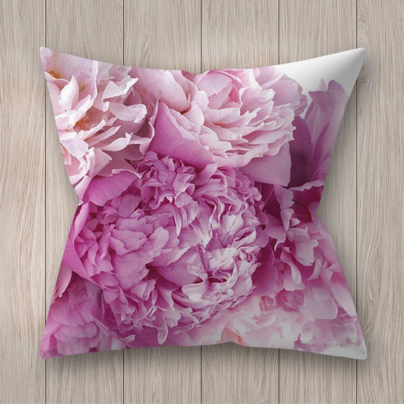 Decorative pillowcase with flowers - pattern III