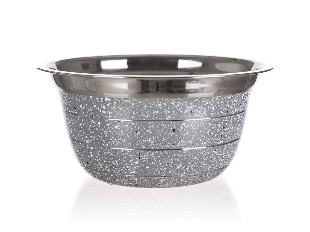 Granite Grey stainless steel bowl 10 x 5.4 cm