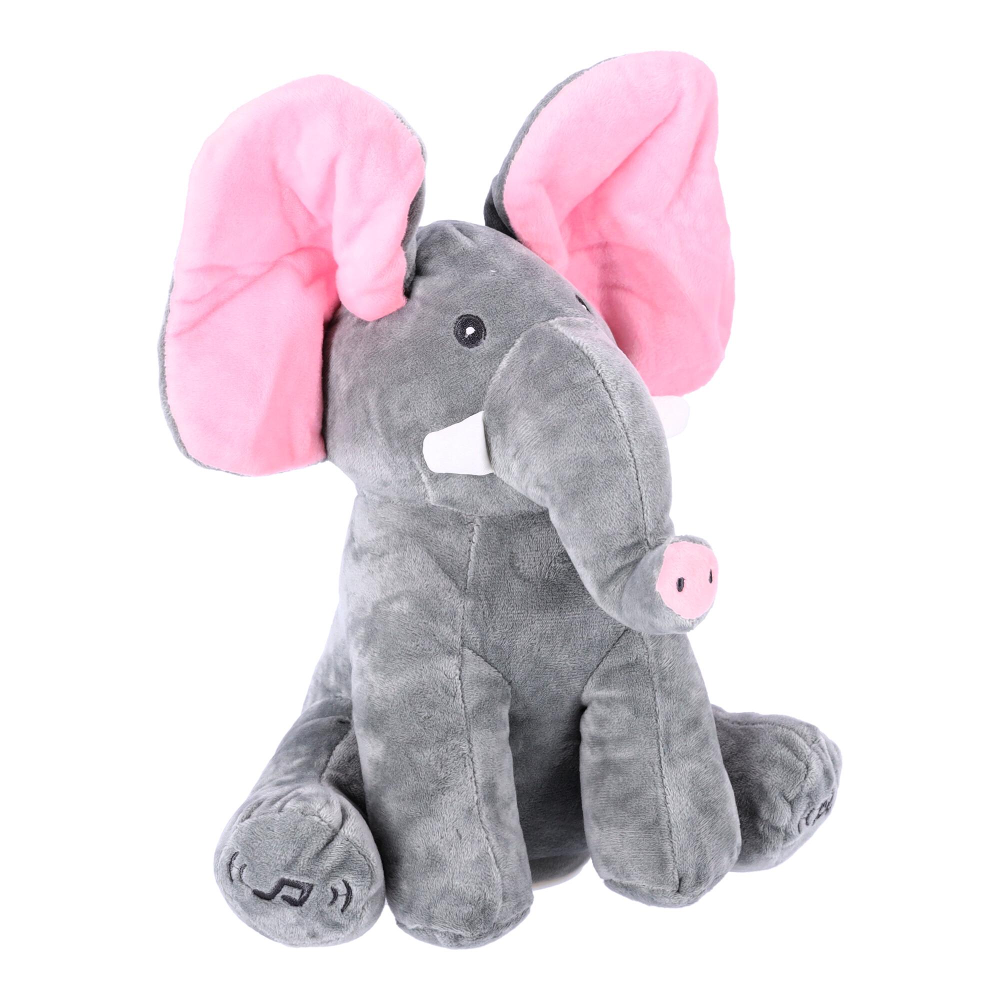 Interactive plush Elephant - pink