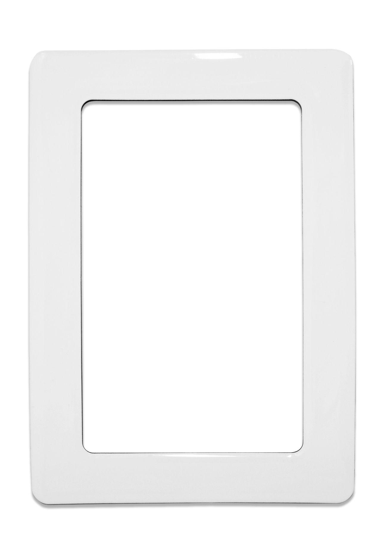 Magnetic self-adhesive frame size 13.0 × 8.1 cm - white