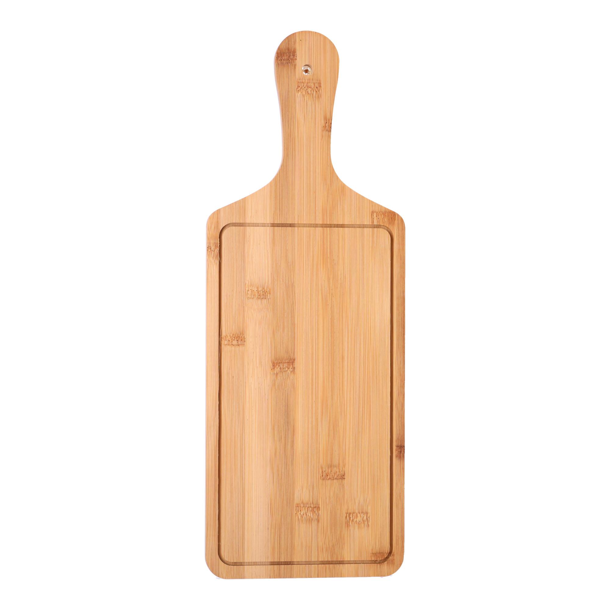 Wooden pizza board - rectangular, large