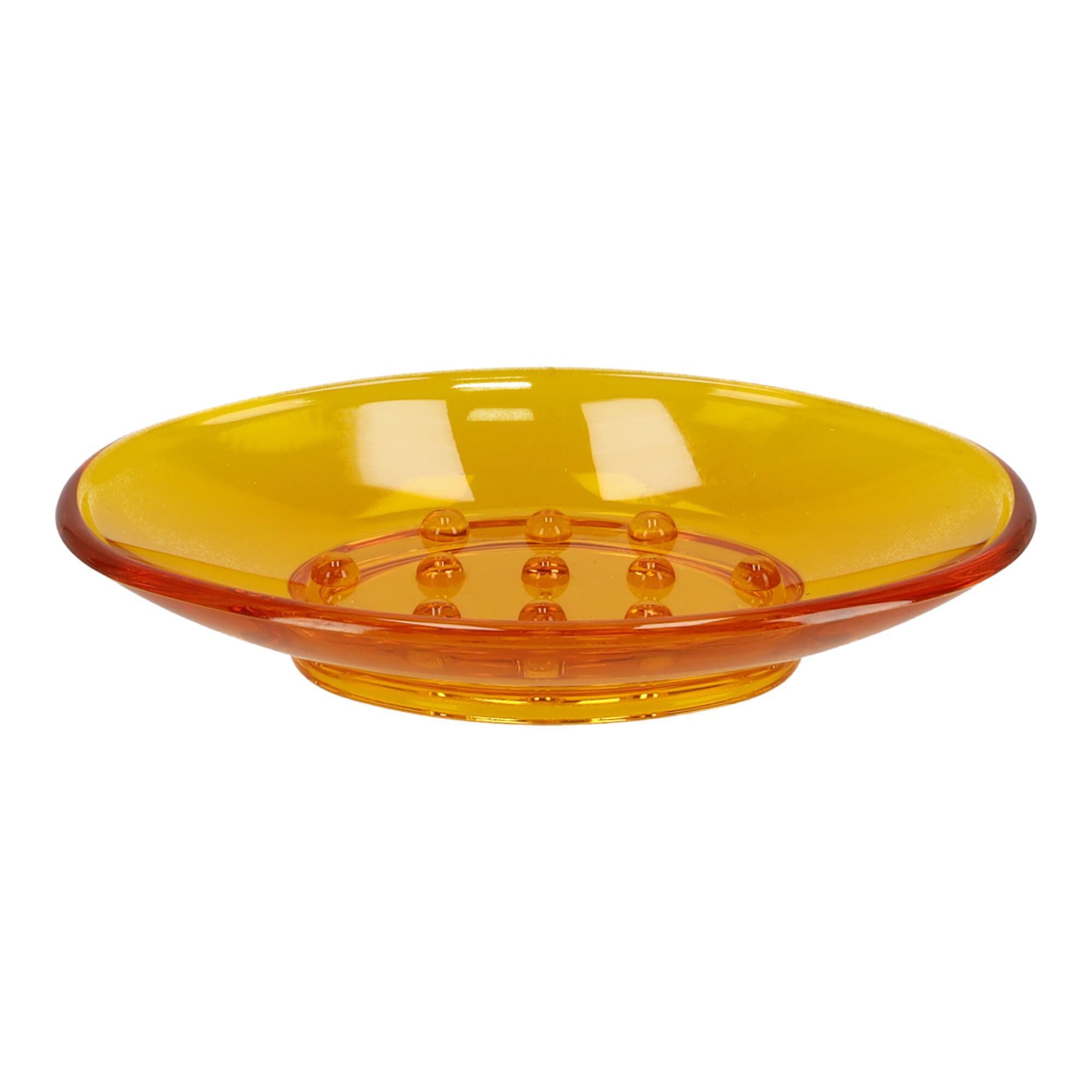 Plastic soap dish, Soap pad - orange