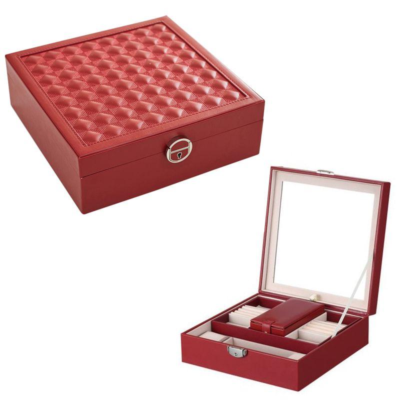 Casket, jewelery box - red