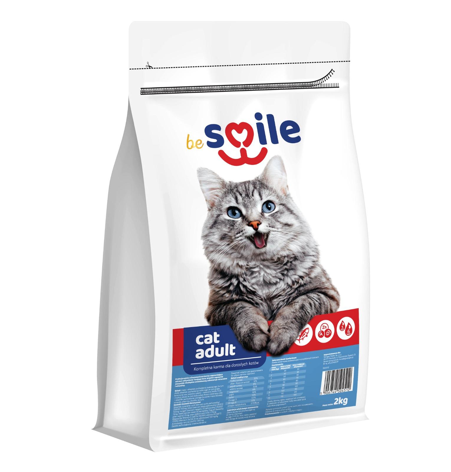 beSMILE CAT-Cat Adult 800g food for adult cats