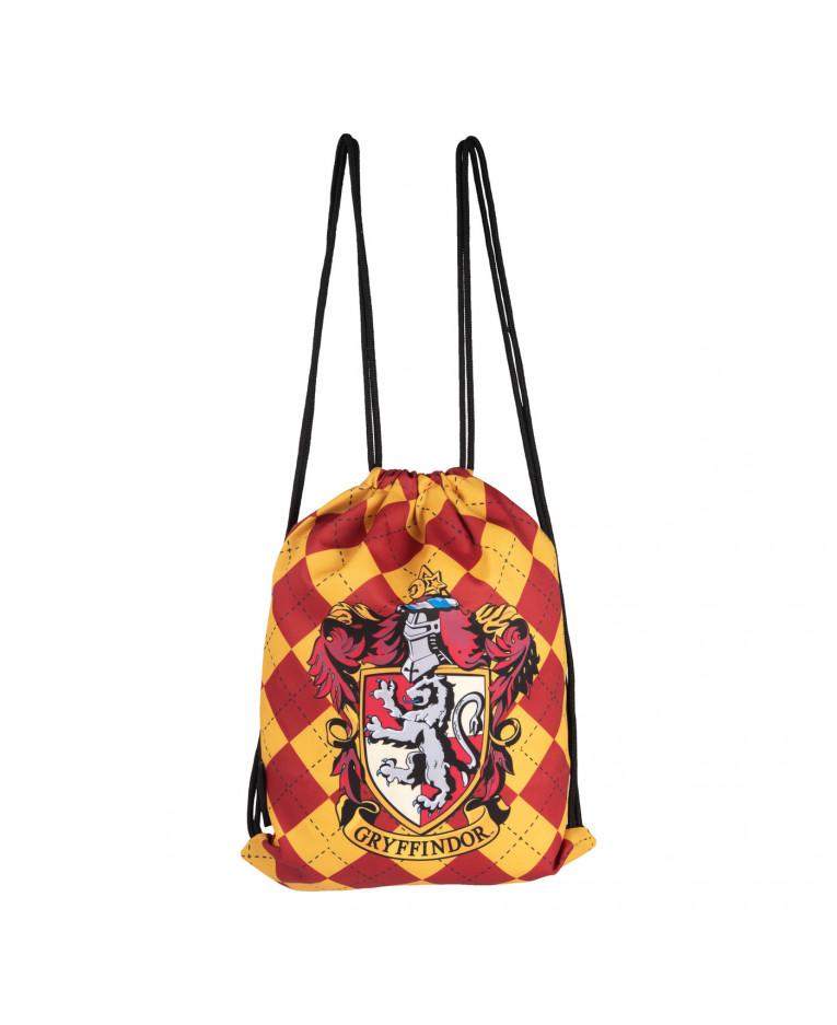Plecak materiałowy Harry Potter - Gryffindor, 43x32 cm PRODUKT LICENCJONOWANY, ORYGINALNY