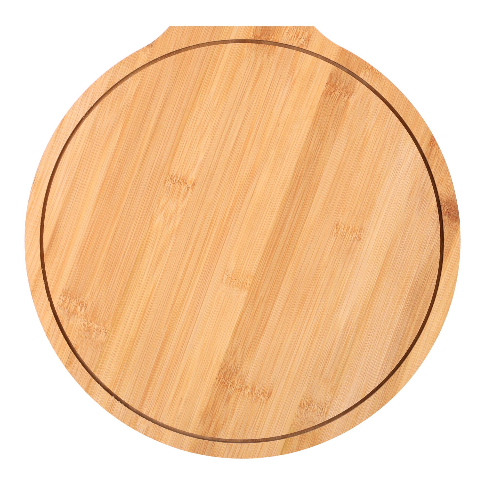 Drewniana deska do pizzy - okrągła, rozm. 51*34*1 cm