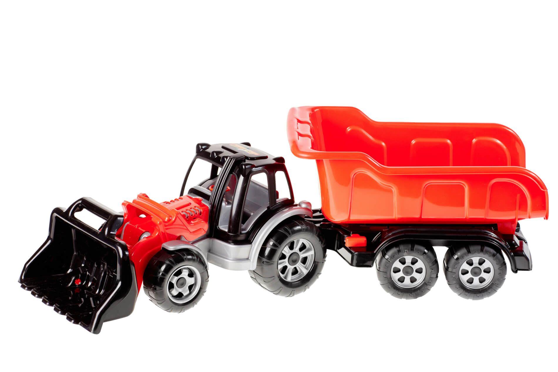 Tractor MAX with loader and trailer - model 350