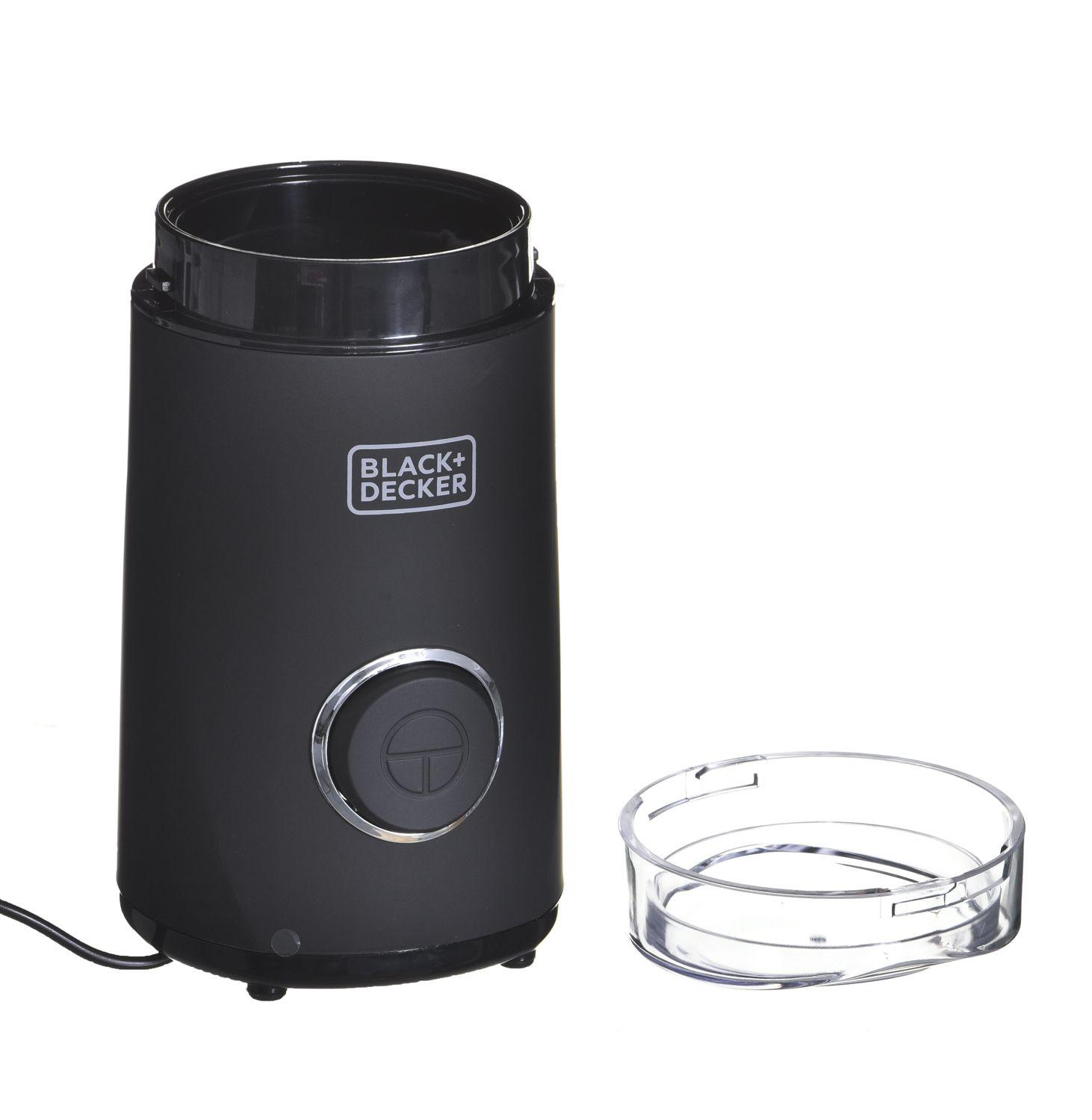 Młynek elektryczny do kawy BLACK+DECKER BXCG150E ES9080010B (150W; udarowy; kolor czarny)