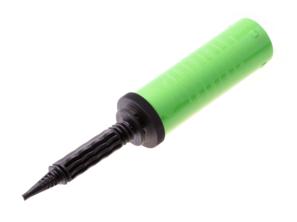 Hand pump for inflating balloons Professional - green