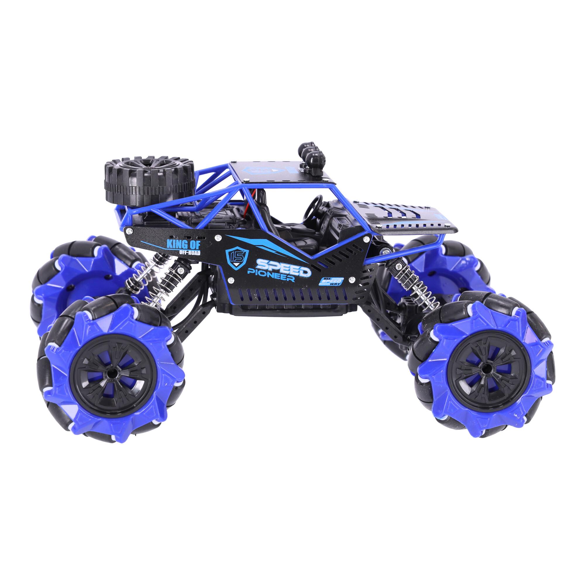 UKC015A remote control stunt car, remote control-blue