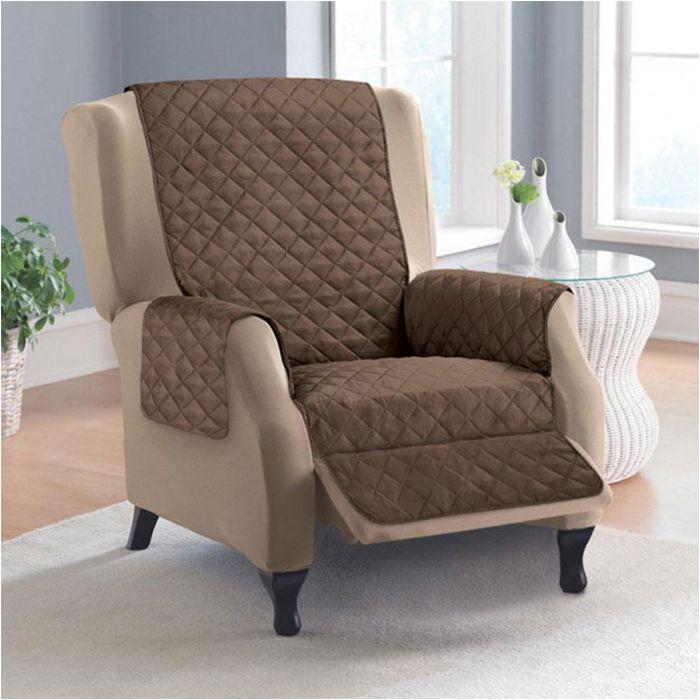 Armchair cover - brown