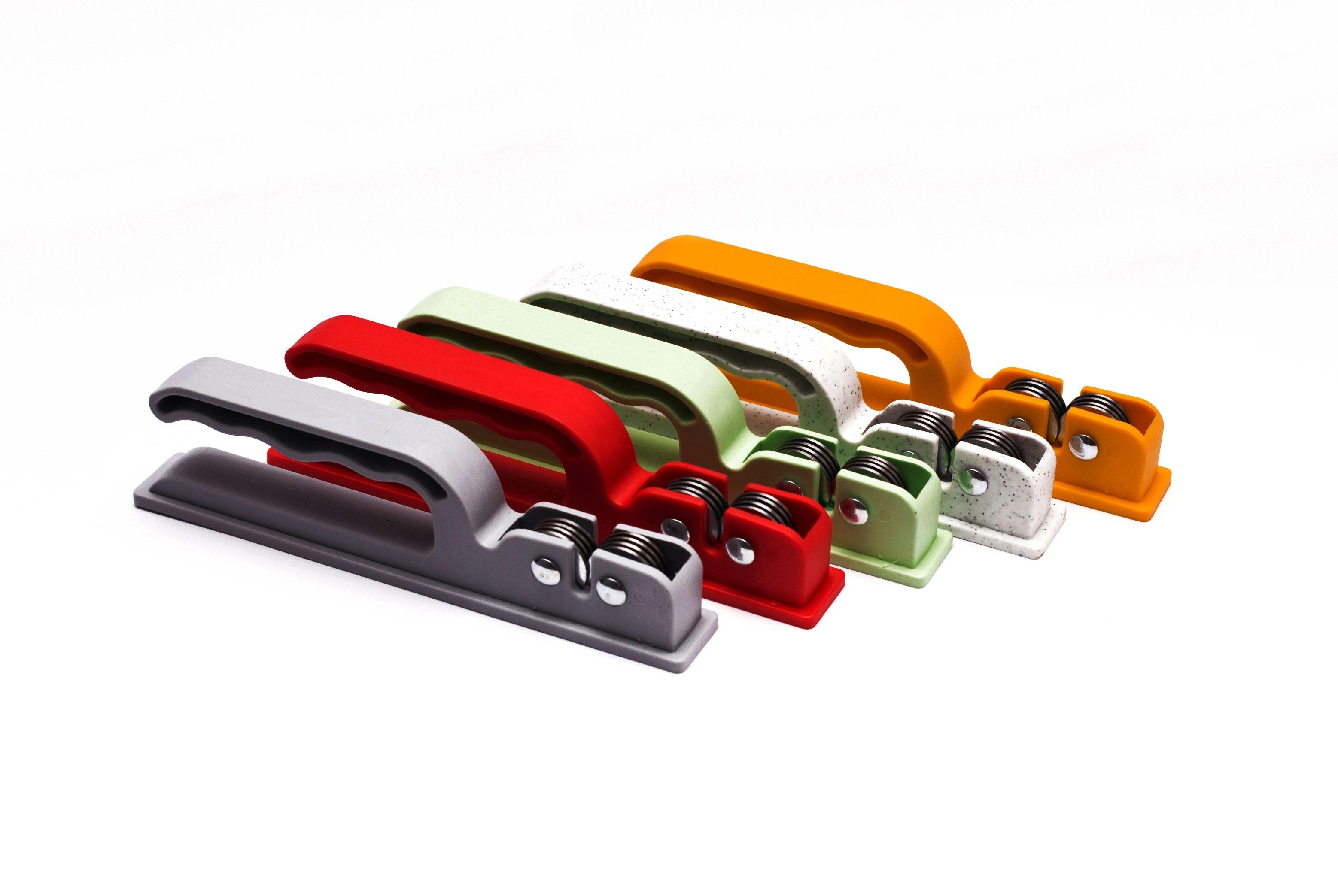 Plastic knife sharpener, Whetstone 19 cm - mix of colors