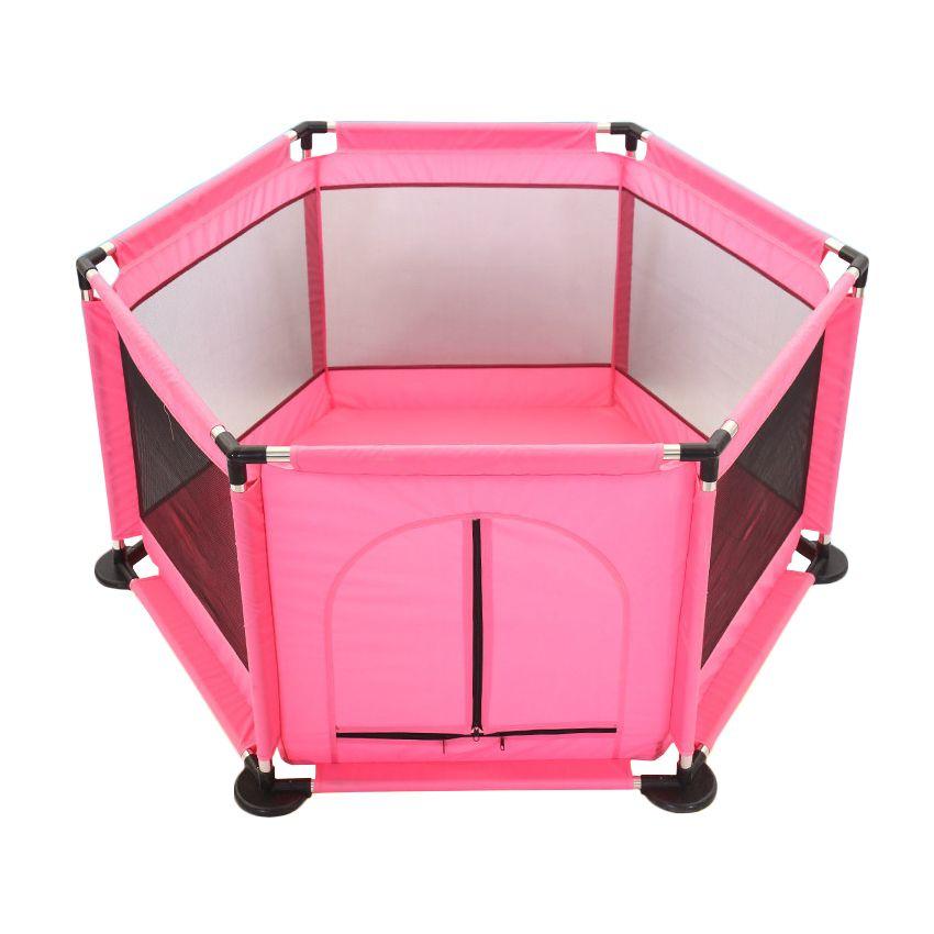 Baby playpen / dry ball pool - pink