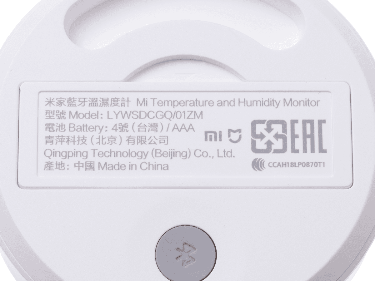 Xiaomi Mi Bluetooth - wskaźnik pomiaru temperatury i wilgotności