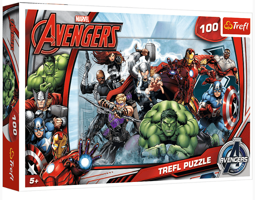Trefl: Puzzle 100 el. – Do ataku. The Avengers