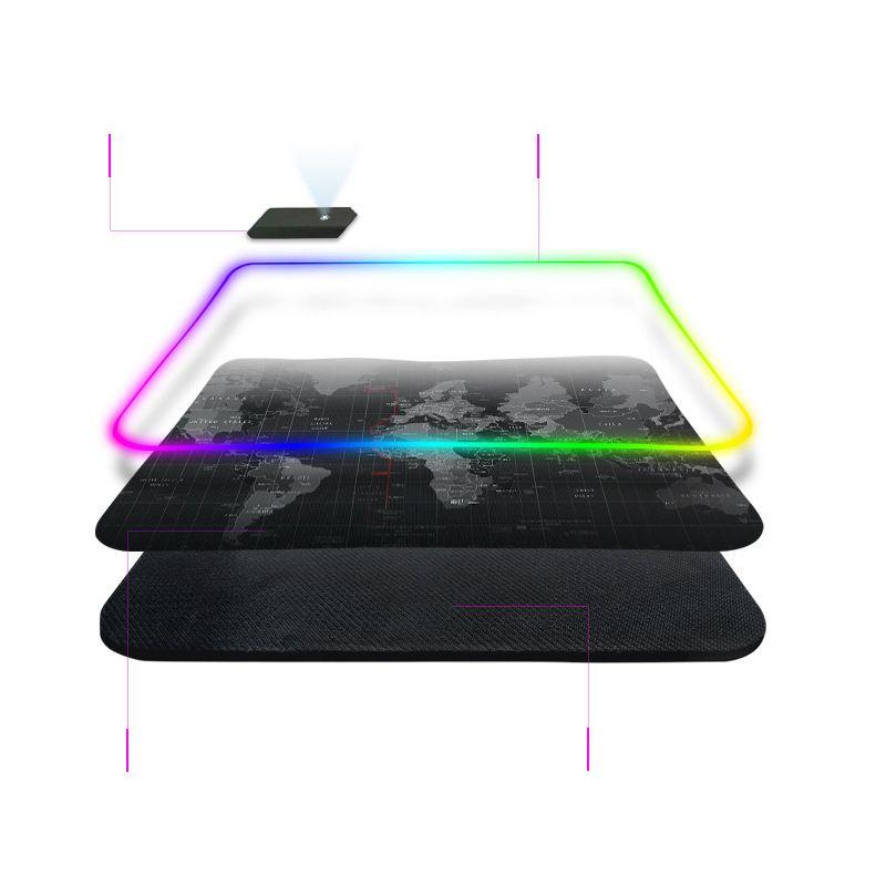 Gaming mouse pad RGB LED