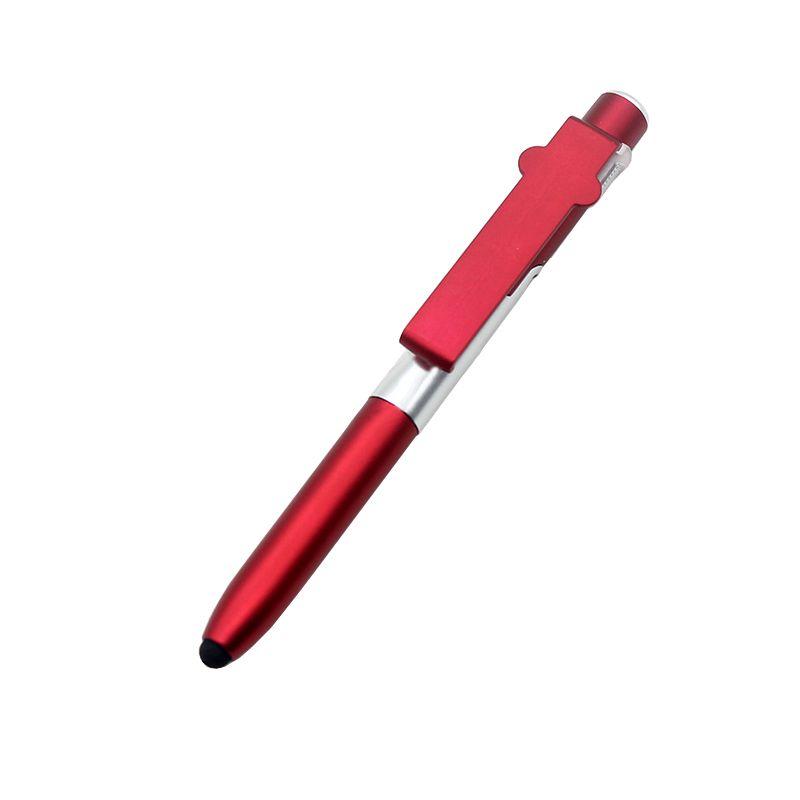 Multifunctional 4in1 pen - red
