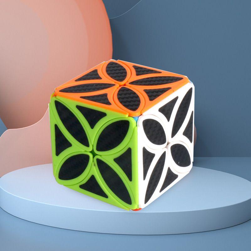 Modern jigsaw puzzle, logic cube, Rubik's Cube - Leaf Clover's, type I
